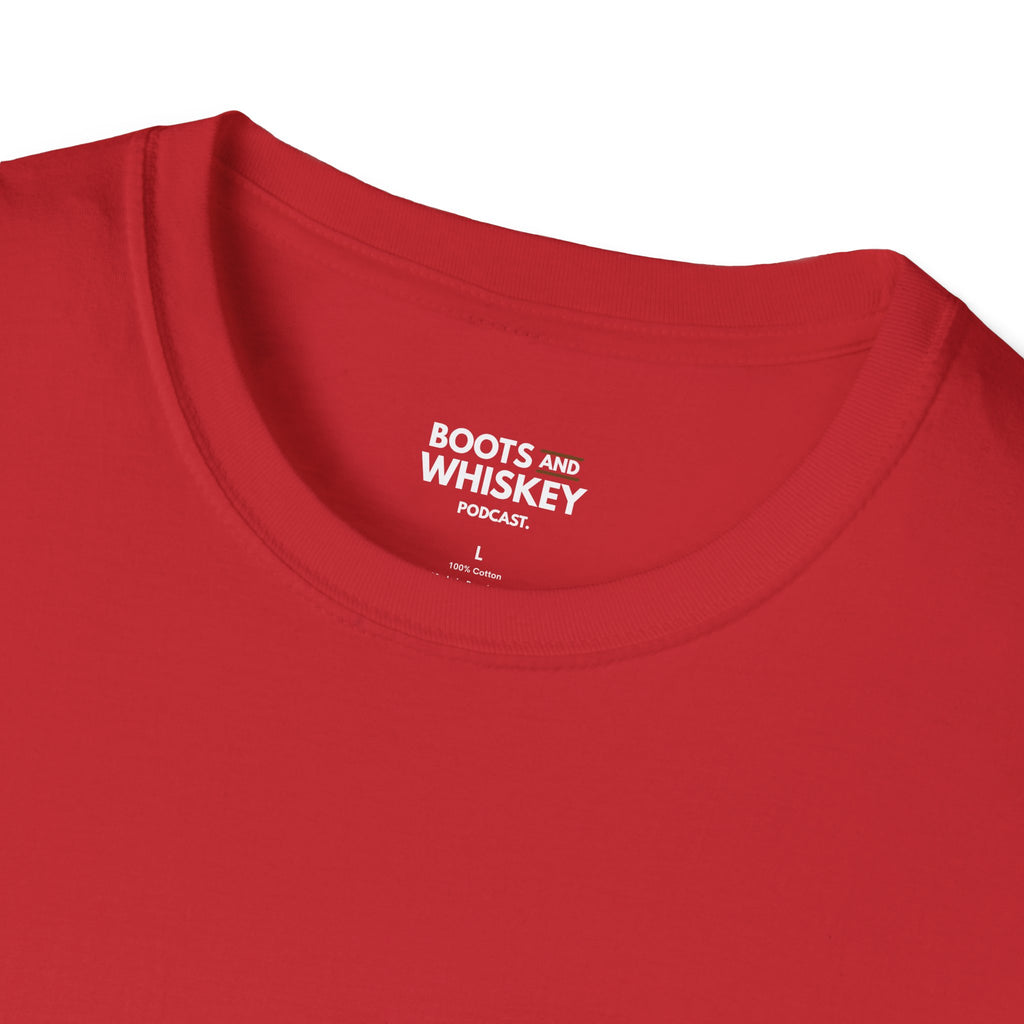 Boots and Whiskey T-Shirt — Boots and Whiskey Podcast Logo Tee