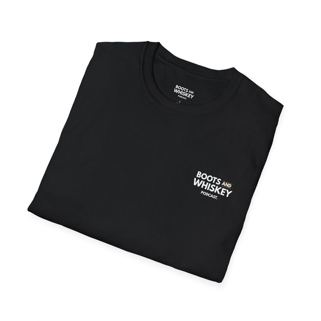 Boots and Whiskey T-Shirt — Boots and Whiskey Podcast Logo Tee