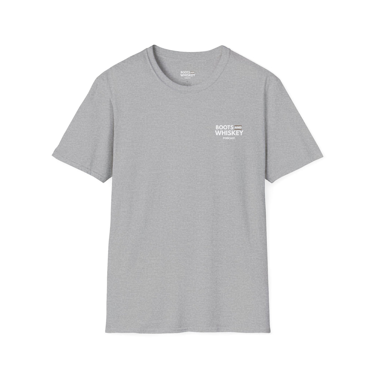 Boots and Whiskey T-Shirt — Boots and Whiskey Podcast Logo Tee