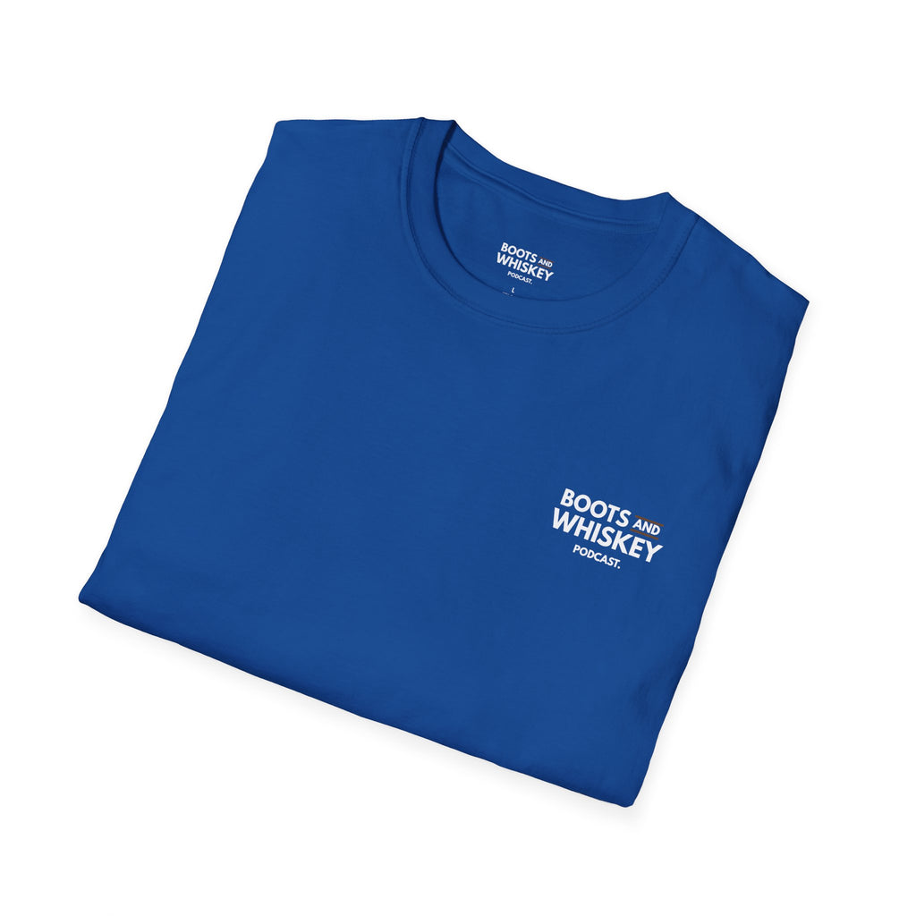 Boots and Whiskey T-Shirt — Boots and Whiskey Podcast Logo Tee