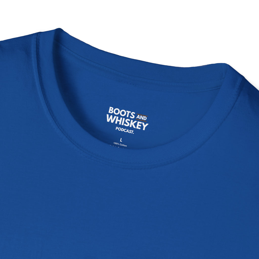Boots and Whiskey T-Shirt — Boots and Whiskey Podcast Logo Tee