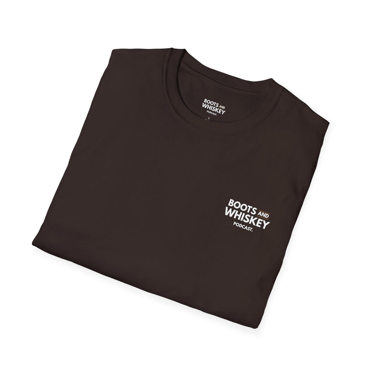 Boots and Whiskey T-Shirt — Boots and Whiskey Podcast Logo Tee