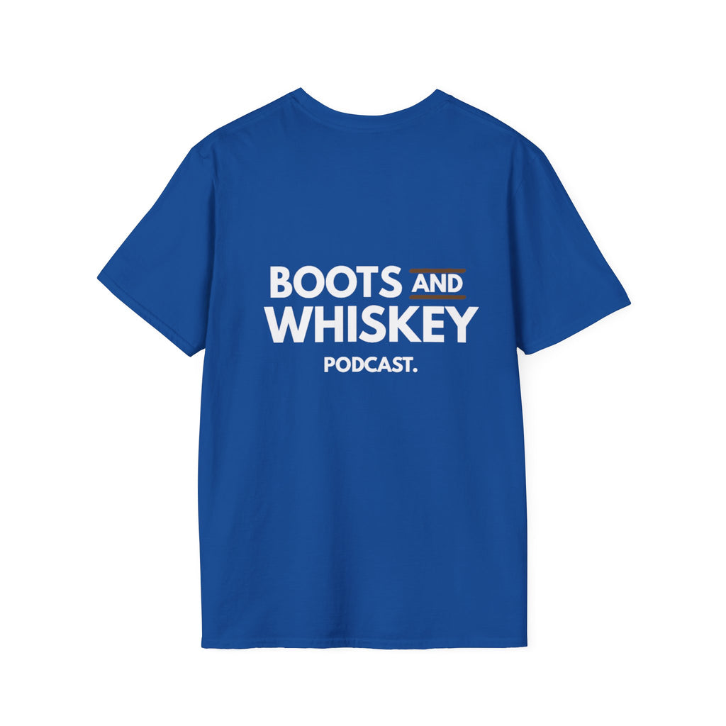 Boots and Whiskey T-Shirt — Boots and Whiskey Podcast Logo Tee