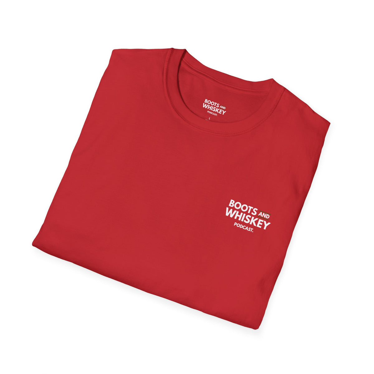 Boots and Whiskey T-Shirt — Boots and Whiskey Podcast Logo Tee