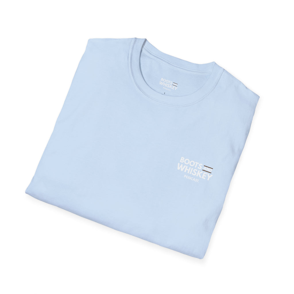 Boots and Whiskey T-Shirt — Boots and Whiskey Podcast Logo Tee