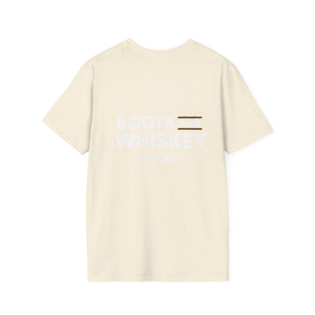 Boots and Whiskey T-Shirt — Boots and Whiskey Podcast Logo Tee