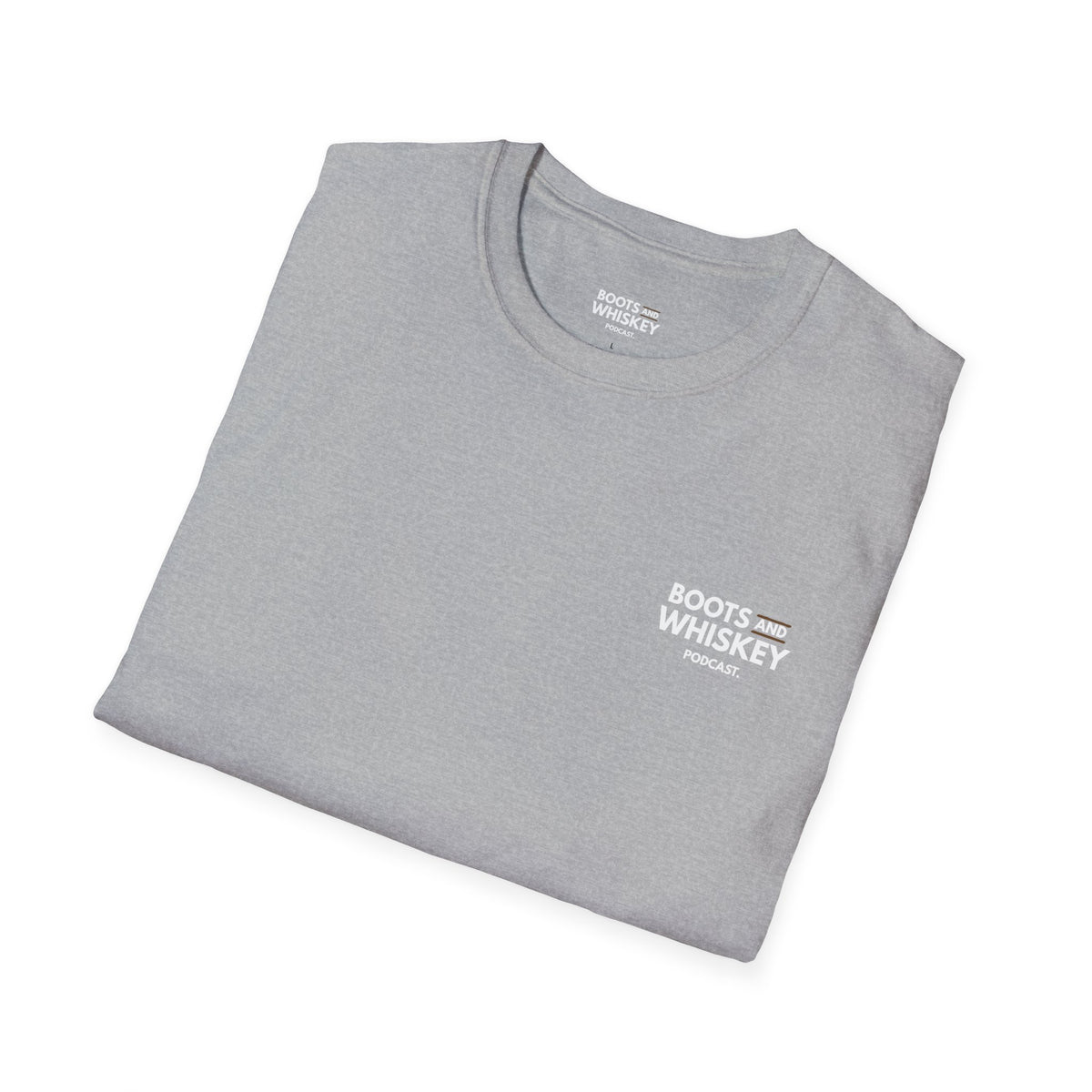 Boots and Whiskey T-Shirt — Boots and Whiskey Podcast Logo Tee