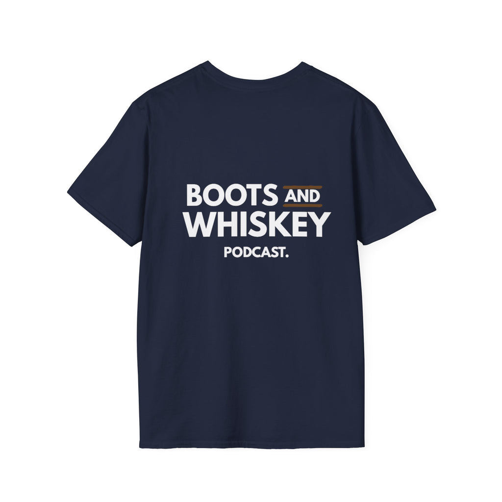 Boots and Whiskey T-Shirt — Boots and Whiskey Podcast Logo Tee