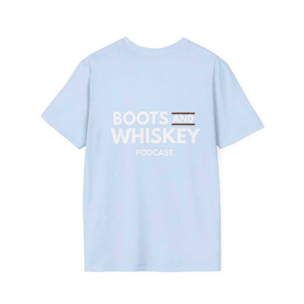 Boots and Whiskey T-Shirt — Boots and Whiskey Podcast Logo Tee