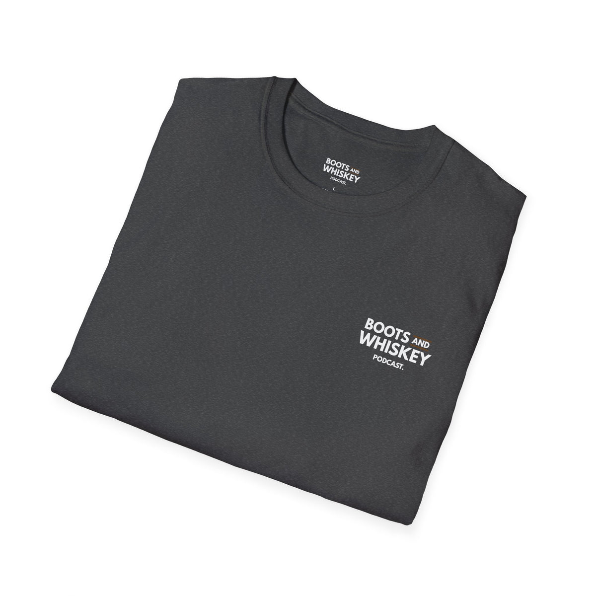 Boots and Whiskey T-Shirt — Boots and Whiskey Podcast Logo Tee
