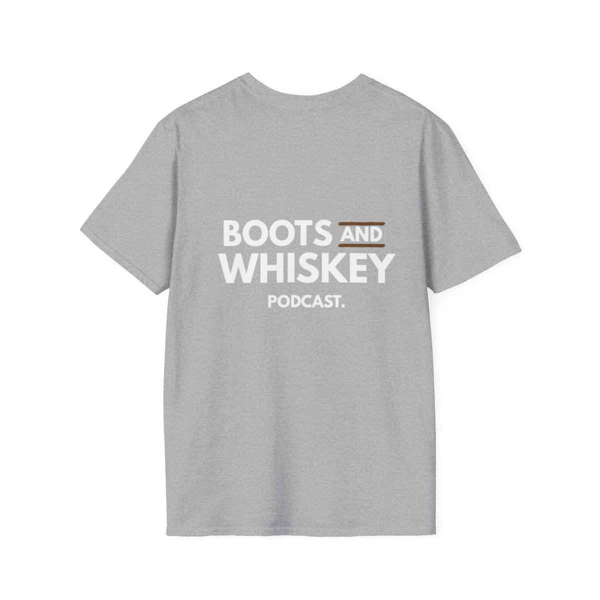 Boots and Whiskey T-Shirt — Boots and Whiskey Podcast Logo Tee