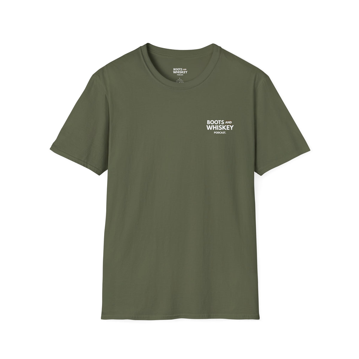 Boots and Whiskey T-Shirt — Boots and Whiskey Podcast Logo Tee