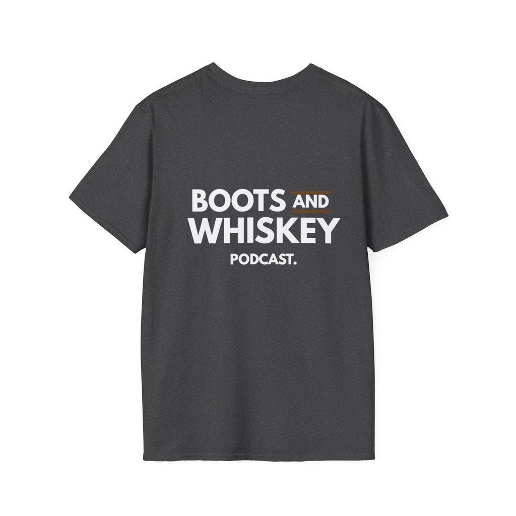 Boots and Whiskey T-Shirt — Boots and Whiskey Podcast Logo Tee